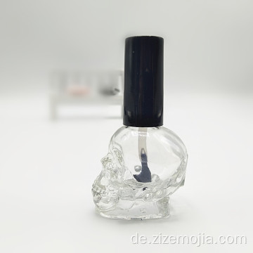 Luxus leerer Schädel 10 ml Glasnagellack-Flaschen